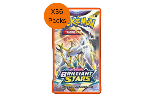 X36 Brilliant Stars Pokemon Booster Packs