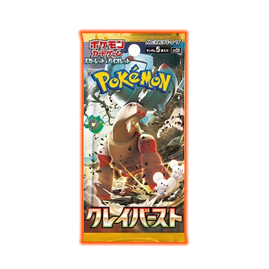 Clay Burst Japanese Pokemon Booster Pack