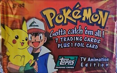 Pokemon Topps Series 1 Animation Booster Pack